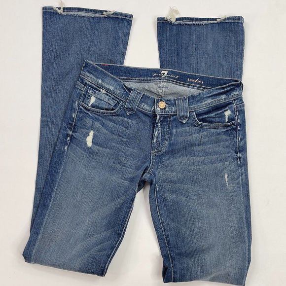 7 For All Mankind Rocker Jeans - Picture 2 of 15